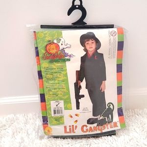 NWT Rubies Lil' Gangster Kid Costume, Black and Red suit
